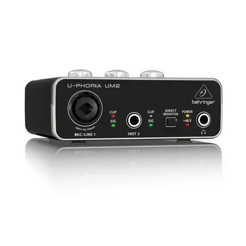 nterface De Áudio Behringer Um2 Usb | Original