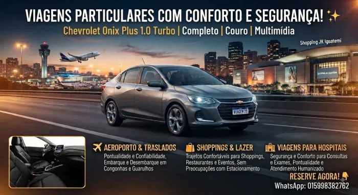 Viagens Particulares com Conforto e Segurança