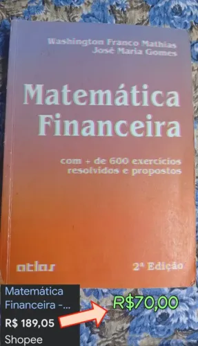 Matemática financeira - Washington Franco Mathias - 2ª edição 