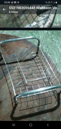ESCORREDOR INOX NOVO SEM PALAVRAS PODEM VER