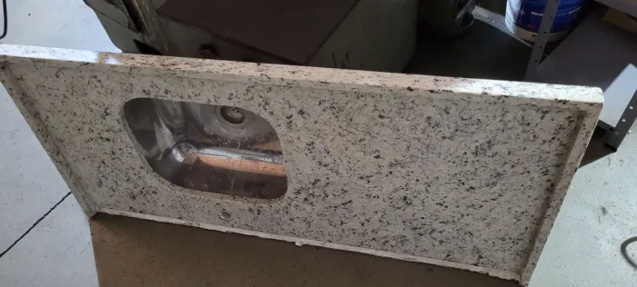 Pedra pia cozinha