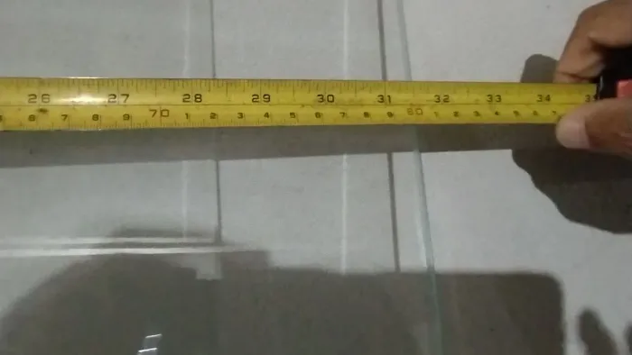 Box vidro transparente 1,56 mts 