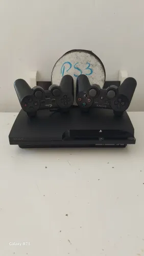 PlayStation 3 Slim + 13 Jogos Em Midia Física - Con Defeito Na Imagem
