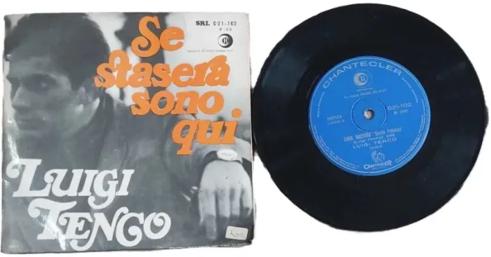 EP vinil luigi tengo - se stasera sono qui
