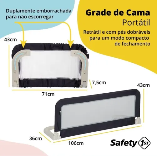 Grade de Cama Portátil Safety 1st