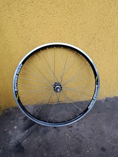 Roda Dianteira 26 aero escape 260 v- brake preto
