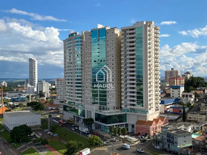Apartamento para locação no Ed. Santos Dumont, Centro, Ponta Grossa - PR
