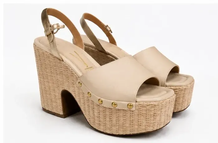 Sandália Plataforma Vizzano Original 39 - Pouco usada