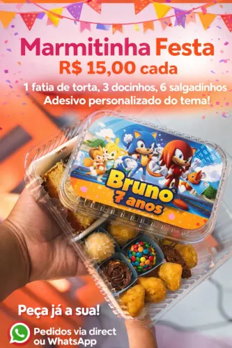 Marmitinha para festa 