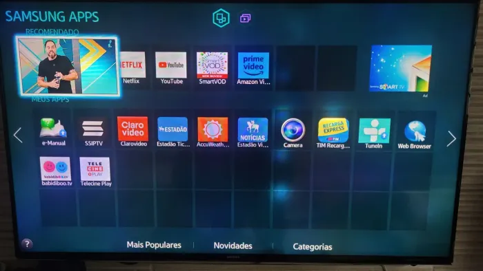 TELEVISÃO SAMSUNG SMART TV 50 POLEGADAS