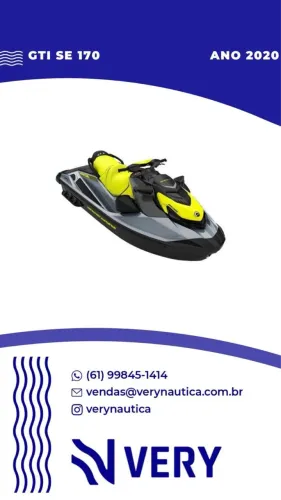 Em sociedade - Jet Ski Sea Doo GTI SE 170 - 2020