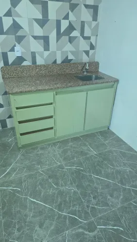 Balcão com pia embutida