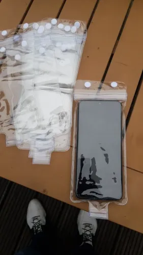 Capa de chuva para Celular.