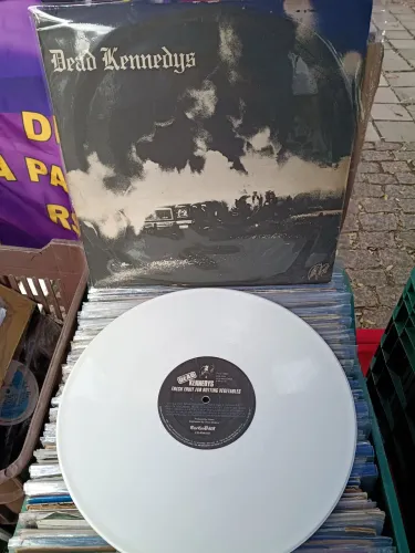 Vinil LP Dead Kenedys cor branco RARO 