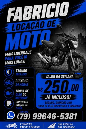 ALUGUEL FAN 160CC