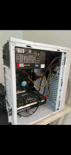 Pc gamer completo com monitor full hd, i3 10100, gtx 1650 4gb