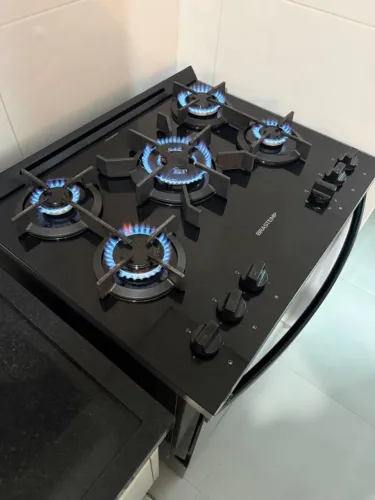 Torro fogão 5 bocas Brastemp com nota em ótimo estado