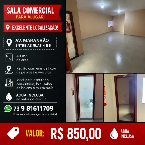 Sala comercial Av Maranhao