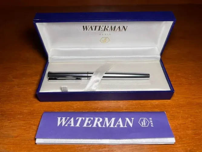 Caneta Tinteiro Waterman Original - NOVA, PERFEITA, COM TODOS OS ACESSÓRIOS E CAIXA