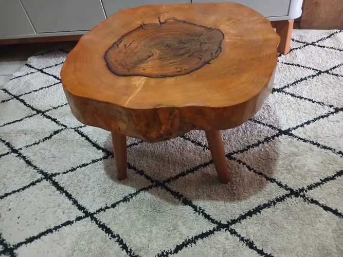Vendo centro de mesa madeira maciça rustica