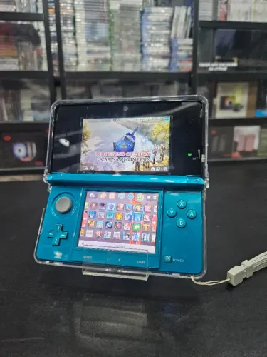 Console Portátil Nintendo 3DS Azul Modificado com Jogos
