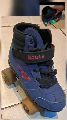 Patins bouts Tamanho 34 azul