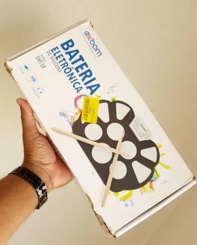 Bateria Eletrônica Silicone - EMT S9 