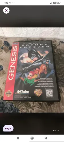 Jogo Mega drive Batman Fornecer