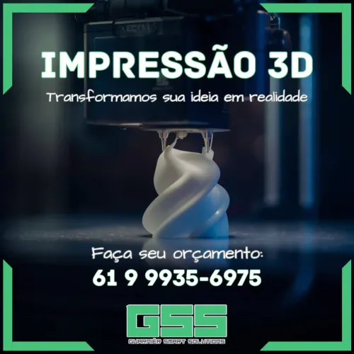 Impressão 3D e Projetos Personalizados | GSS - Guarniêr Smart Solutions