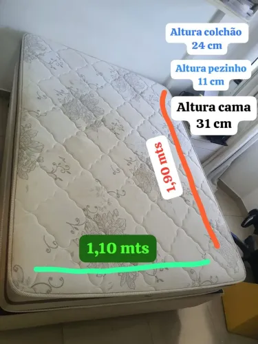 Cama Casal conservada 