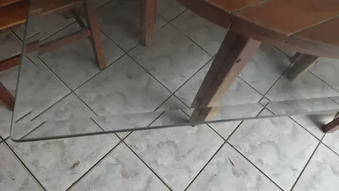Tampo de vidro mesa