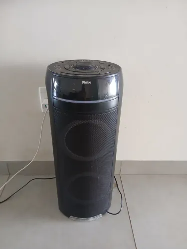 Caixa de Som Torre Bluetooth Philco Potente com Graves Fortes + USB/FM