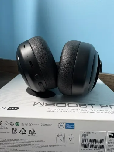 Fone de ouvido Edifier W800bt Pro Bluetooth Preto
