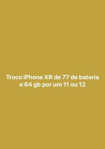 iPhone XR branco de 64 gb
