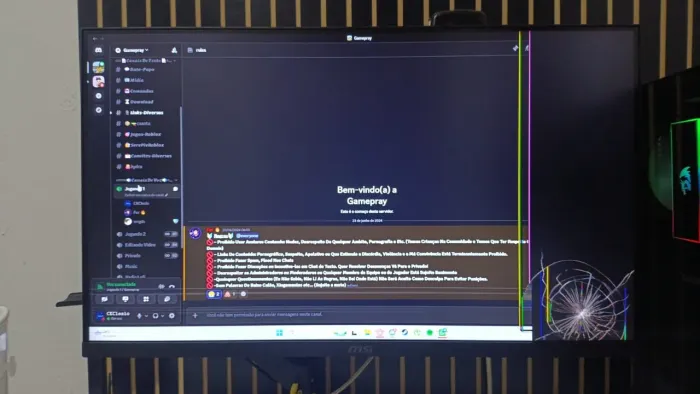 Monitor MSI MAG 27 Para retirar peças 