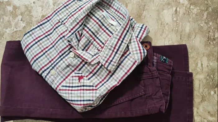 Calça e camisa Tam 8