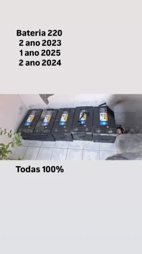 Bateria moura 220 amp som automotivo