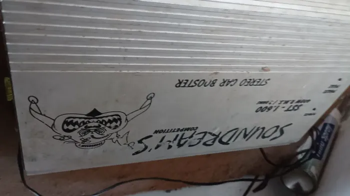 Módulo de som 400w funcionando perfeitamente, troco por um menor co entrada RCA