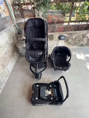 Carrinho de Bebê + Bebê Conforto Safety 1st (Travel System) - Completo
