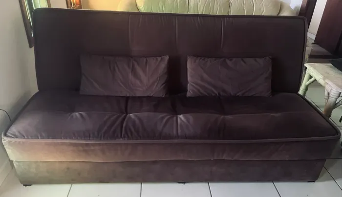 Sofá-cama e colchão - entrego inclusive domingo Centro Garopaba