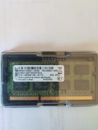 Vendo memória ram para notebook Smart 4gb ddr3 1333mhz PC3-10600S-0910-F2