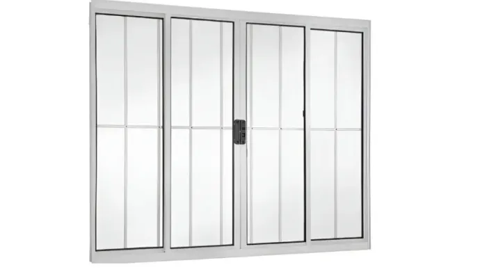 VITRO 4 FOLHAS 120 BRILHANTE COM GRADE