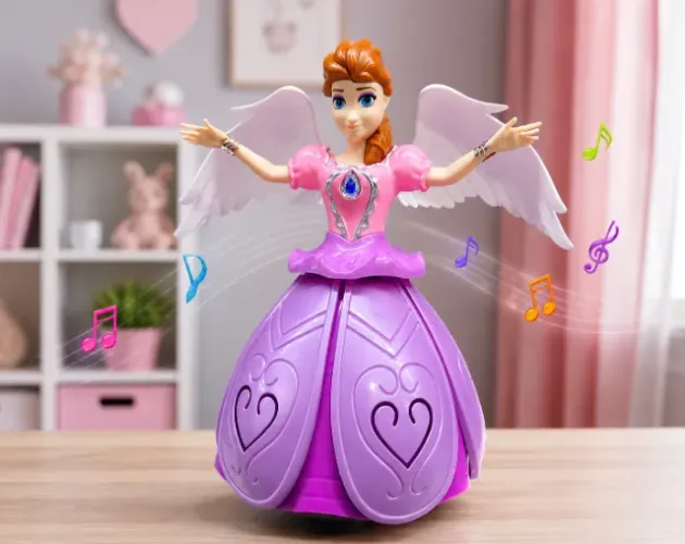 Boneca Angel Girl Dançante - Luzes, Música e Movimento Automático