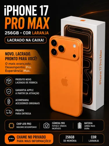 iPhone lacrado laranja
