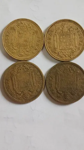 Moedas antigas países colecionador