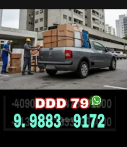 Frete, Carretos - Atendemos Aracaju, Povoados, Interior Bahia e Alagoas 