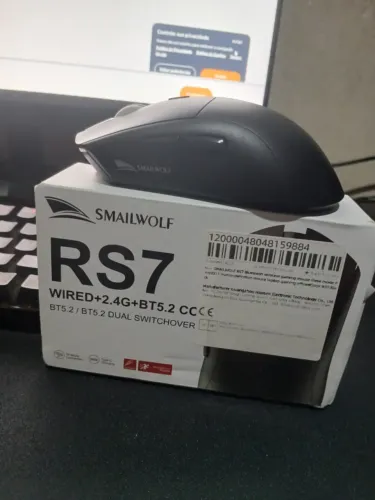 Mouse Gamer Smailwolf RS7 Tri-Mode - NOVO