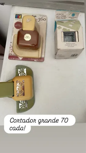 Cortador papelaria (70 reais cada)