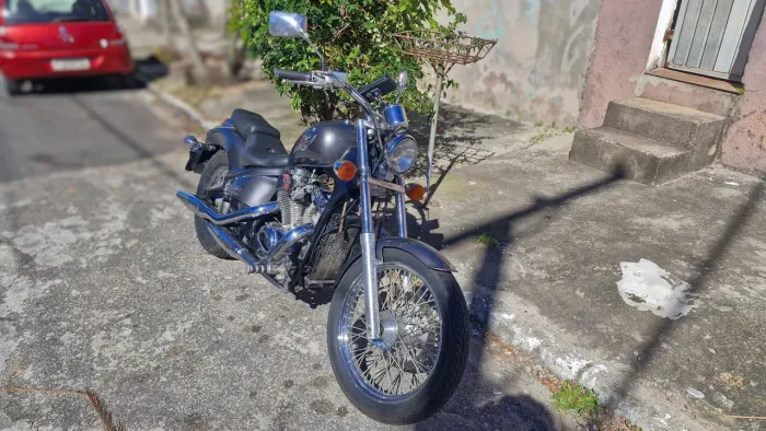 Honda Shadow VT 600C Cinza Ano 2002