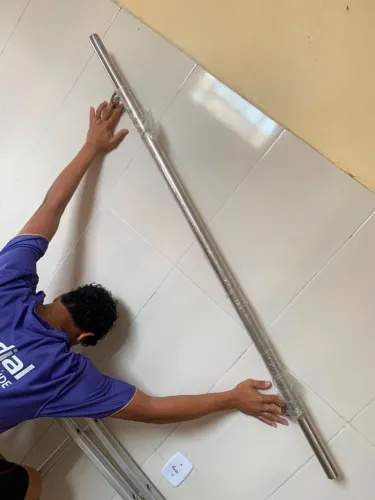 Passa mão inox